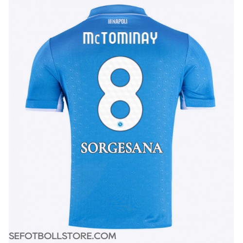 SSC Napoli Scott McTominay #8 Replika Hemmatröja 2024-25 Kortärmad